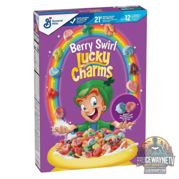 Guide d'achat : Lucky Charms Berry Swirl, cereali con marshmallows al gusto di frutti di bosco 309g (Confezione da 12)