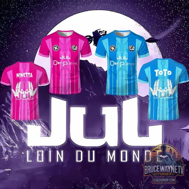 Guide d'achat : Maillot Jul & Toto Ninetta – T-Shirt Juldtp Rappeur Français Respirant
