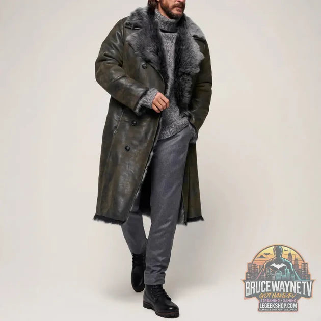 Guide d'achat : Manteau Long Fausse Fourrure Homme Double Boutonnage