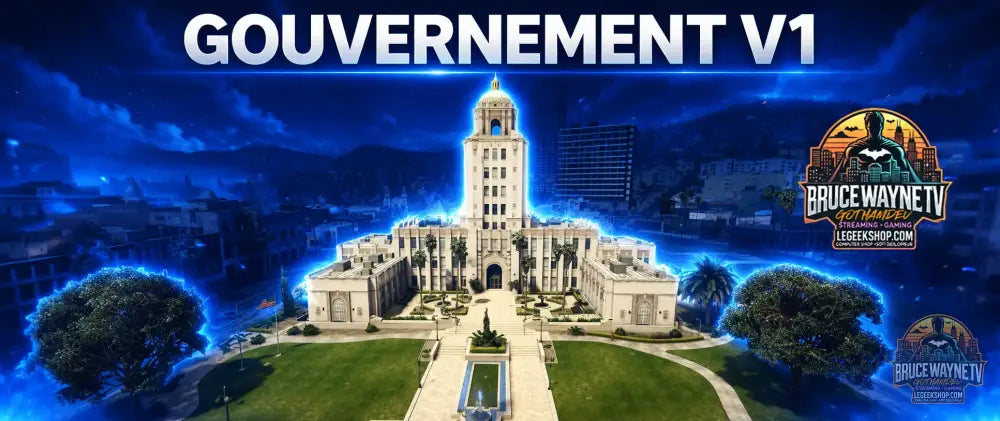 Guide d'achat : Mapping Gouvernement V1 FiveM - Bâtiment RP Institutionnel