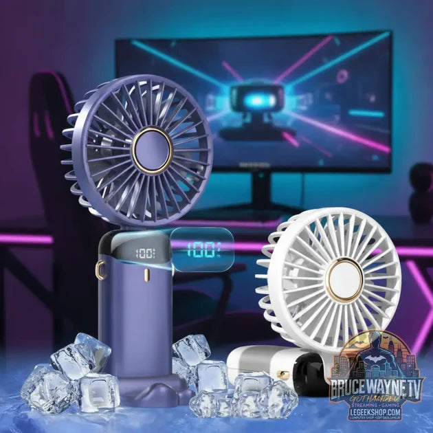 Guide d'achat : Mini Ventilateur de Cou Portable 5 Vitesses — Écran LED, Batterie 1800mAh