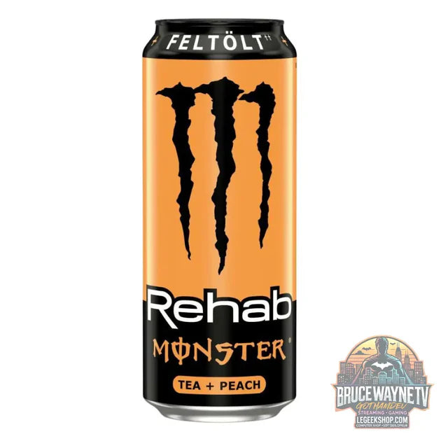 Guide d'achat : Monster Rehab Tea & Peach, boisson énergétique saveur pêche de 500ml (Pack de 12)