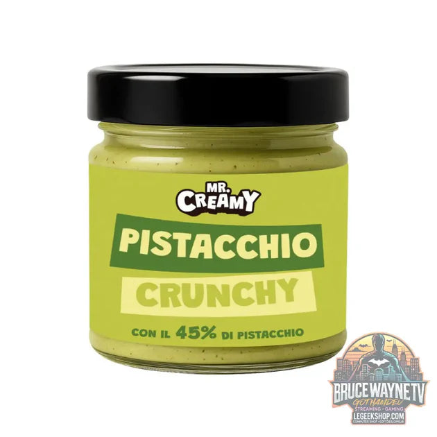 Guide d'achat : Mr. Creamy Pistache Croquant, crème à tartiner au pistache 45% avec éclats de pistache de 200g (Pack de 6)
