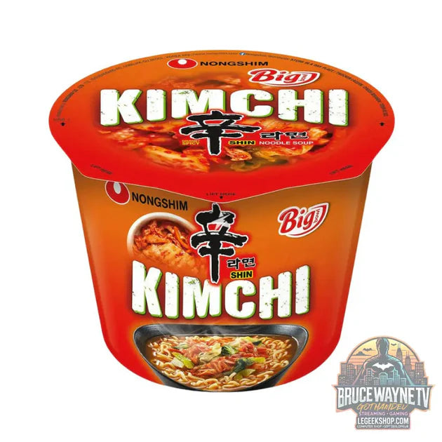 Guide d'achat : Nongshim Big Bowl Kimchi Shin Vegan, nouilles goût kimchi de 112 g (pack de 16)