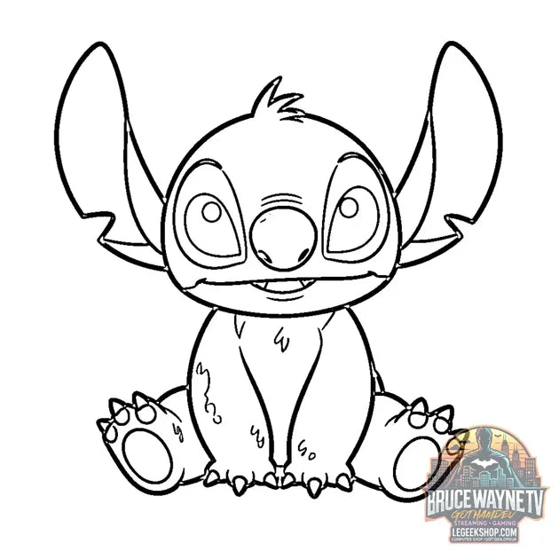 Guide d'achat : Page coloriage Stitch solo