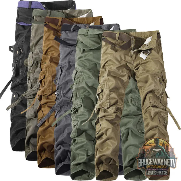Guide d'achat : 👖 Pantalon Cargo Homme Multi-Poches Coton Lavé Style Militaire 👖