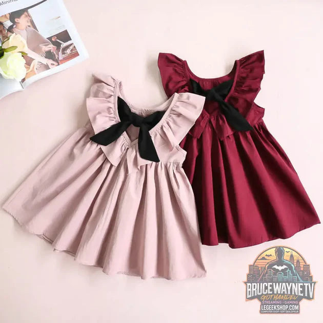 Guide d'achat : Robe Enfant Fille Sans Manches Jupe Volants Été