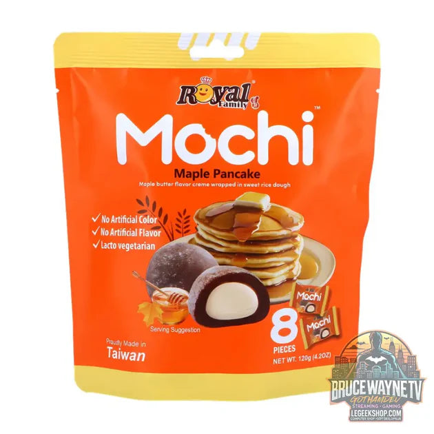 Guide d'achat : Royal Family Maple Pancake Mochi, mochi au goût de sirop d'érable de 120g (Pack de 12)