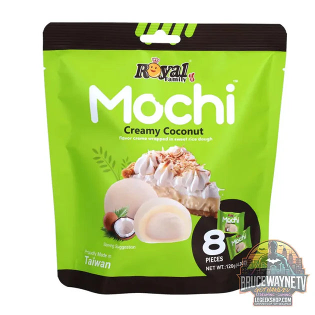 Guide d'achat : Royal Family Mochi Crème de Noix de Coco, mochi au goût de noix de coco de 120g (Paquet de 12)