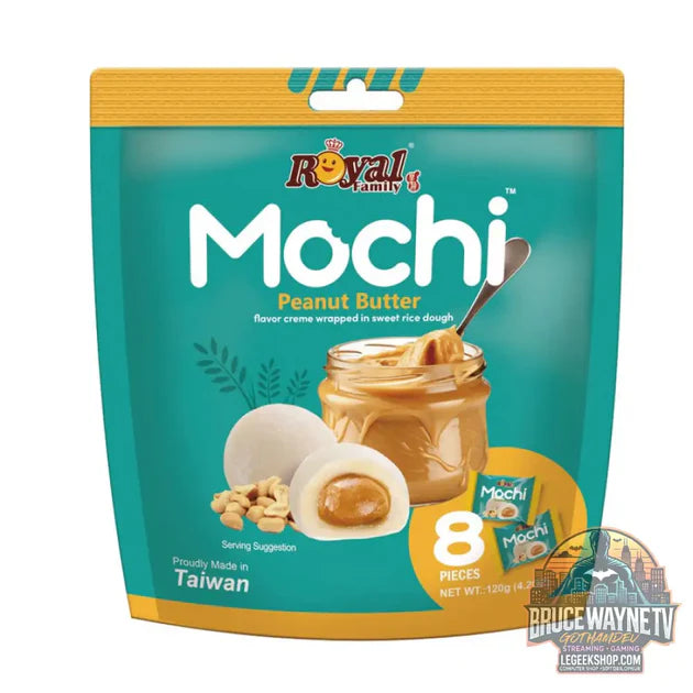 Guide d'achat : Royal Family Mochi Peanut Butter, mochi au goût de beurre de cacahuète de 120g (Paquet de 12)