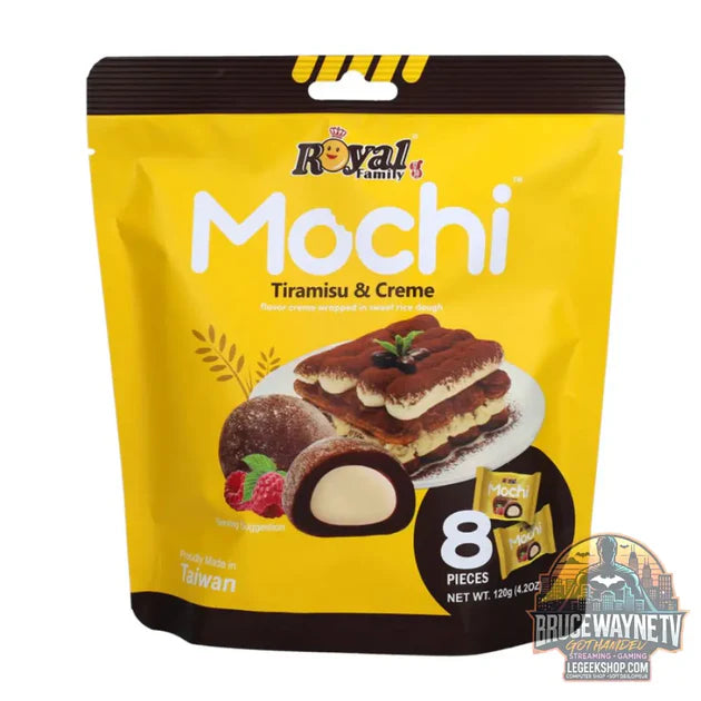 Guide d'achat : Royal Family Mochi Tiramisu & Crème, mochi au goût de tiramisu de 120g (Pack de 12)