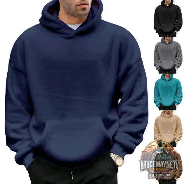 Guide d'achat : Sweat Capuche Homme Velours Double Face Poches Peluche