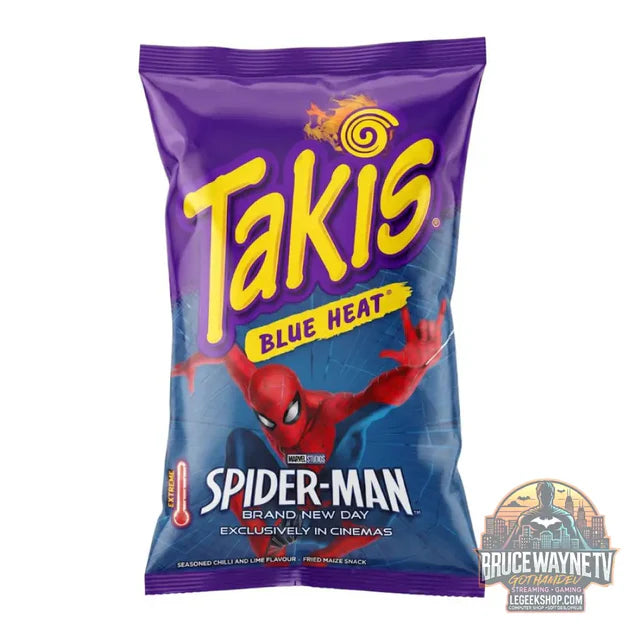 Guide d'achat : Takis Blue Heat, chips de tortilla au goût de chili et citron vert de 100g (Paquet de 18)
