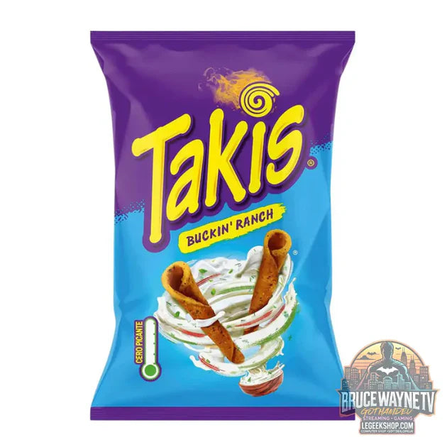 Guide d'achat : Takis Buckin Ranch, chips au goût de crème aigre de 100g (Pack de 18)