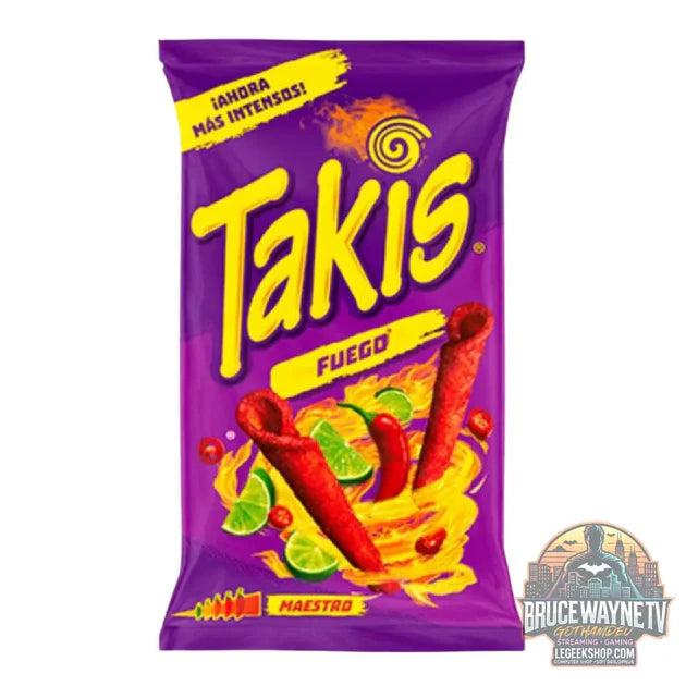 Guide d'achat : Takis Fuego, boucles de tortillas au piment épicé de 100g (Paquet de 18)