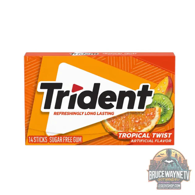 Guide d'achat : Trident Tropical Twist, gomme à mâcher au goût de fruits tropicaux de 31 g (Pack de 12)
