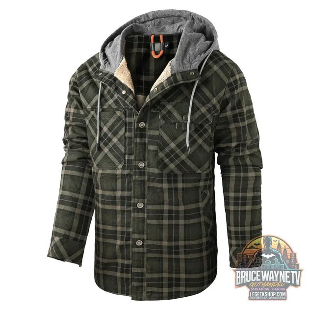 Guide d'achat : Veste Chemise Carreaux Homme Doublée Polaire Capuche Hiver