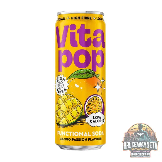 Guide d'achat : Vita Pop Mango Passion, boisson fonctionnelle au goût de mangue et fruit de la passion de 330ml (Paquet de 12)