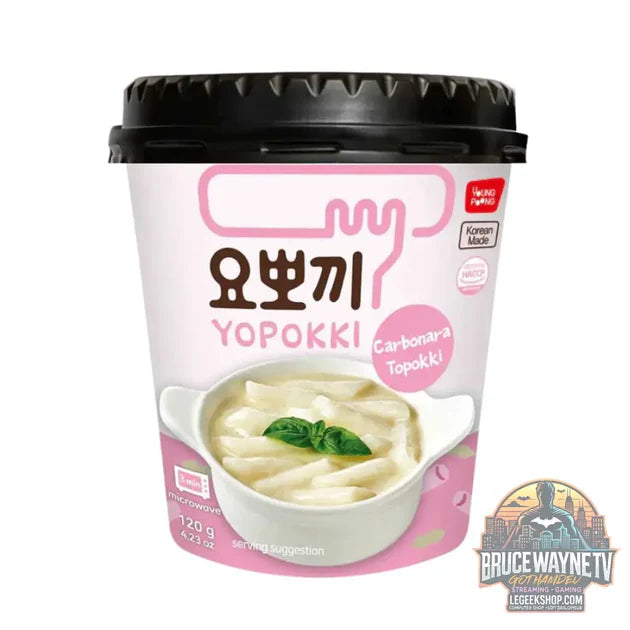 Guide d'achat : Yopokki Carbonara Topokki, topokki en tasse au goût de carbonara de 120g (Paquet de 30)