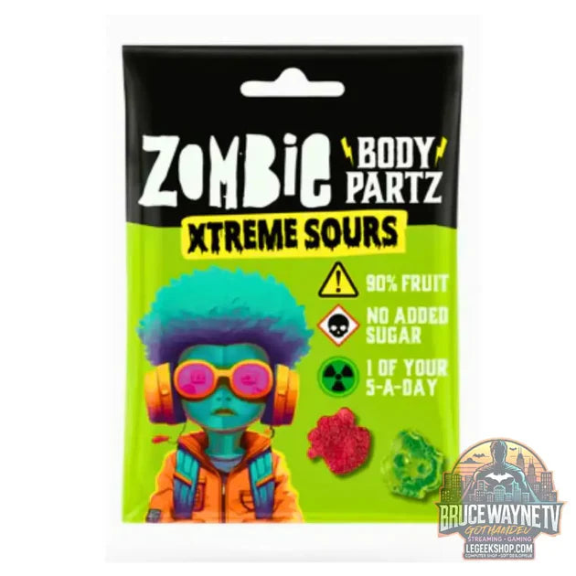Guide d'achat : Zombie Body Partz Xtreme Sours, bonbons gélifiés acidulés de 35g (Pack de 12)