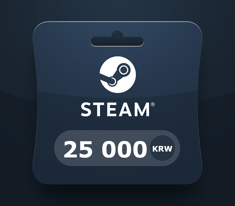 Steam Wallet Card 25000 KRW KR Activation Code