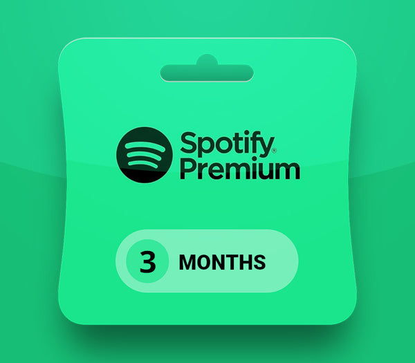 Spotify Premium Trial Pass 3-month Subscription Card