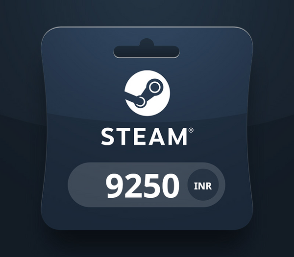 Steam Wallet INR 9250 Gift Card IN