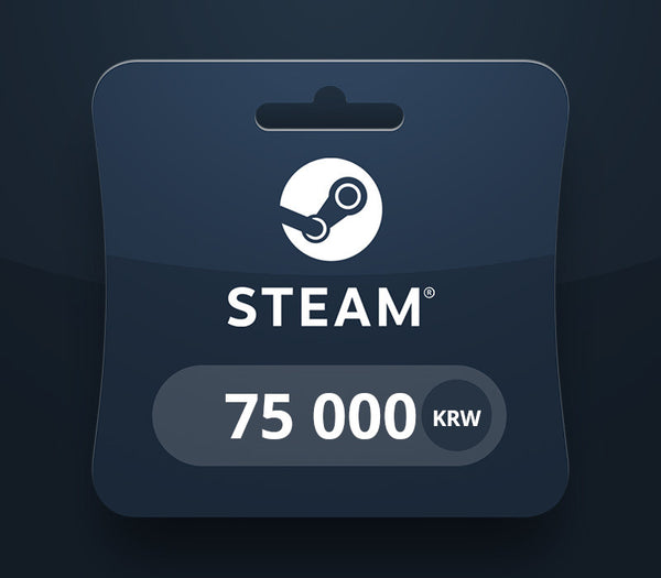 Steam Wallet KRW 75000 Gift Card KR