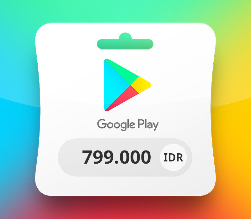 Google Play IDR 799000 Gift Card ID