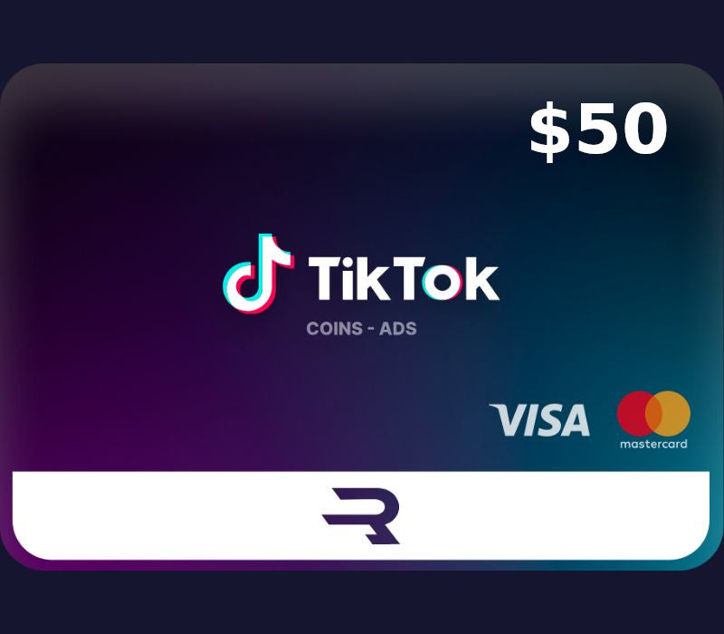 Rewarble TikTok USD 50 Gift Card