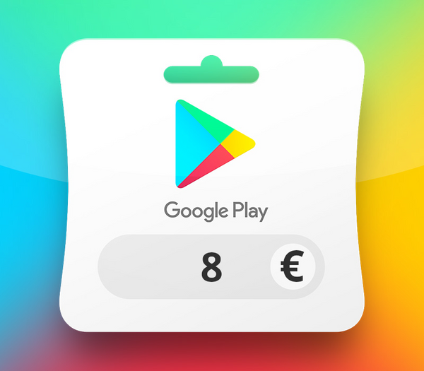 Google Play EUR 8 Gift Card AT