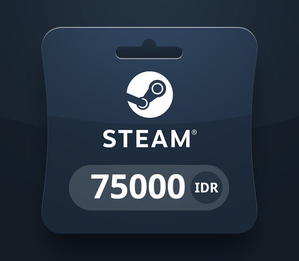 Steam Wallet IDR 75000 Gift Card ID