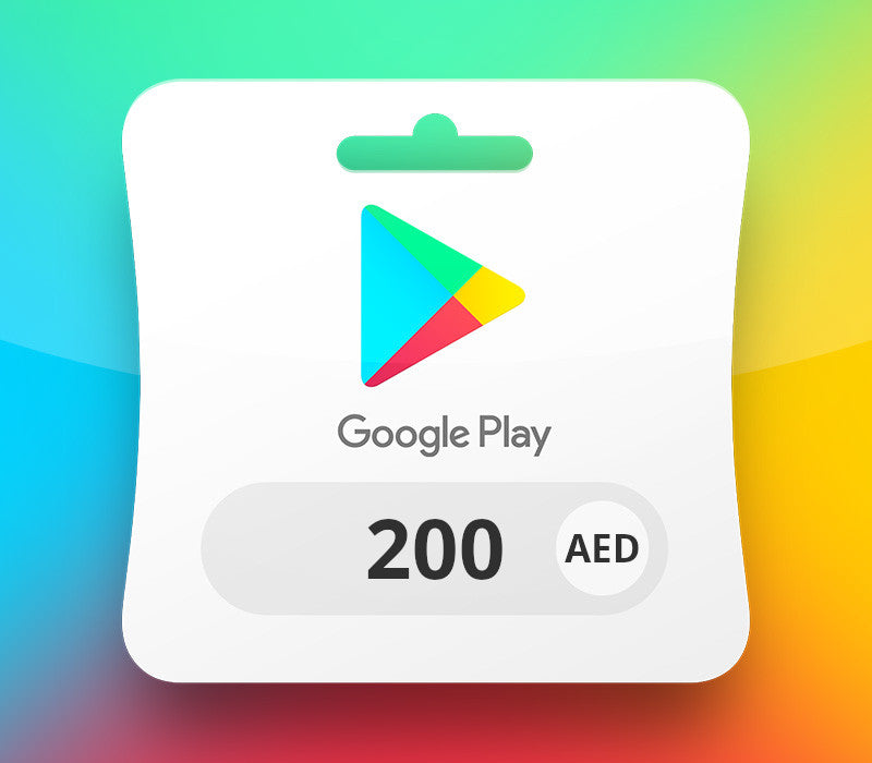 Google Play AED 200 Gift Card AE
