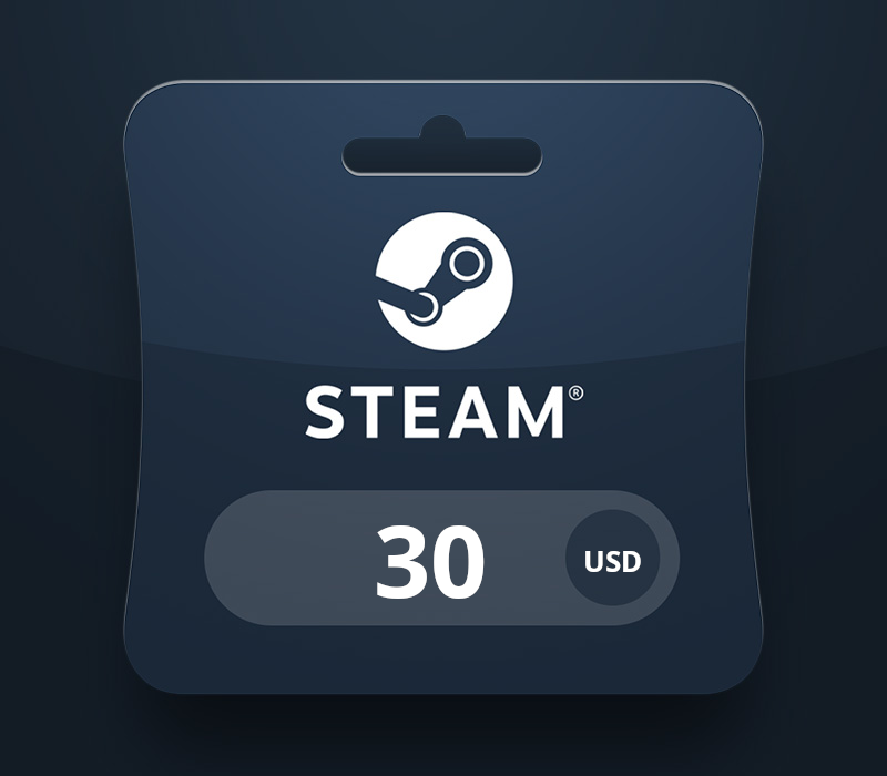 Steam Wallet USD 30 Gift Card KG