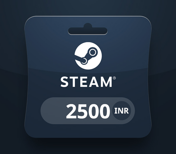 Steam Wallet INR 2500 Gift Card IN