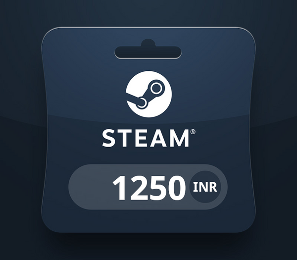 Steam Wallet INR 1250 Gift Card IN