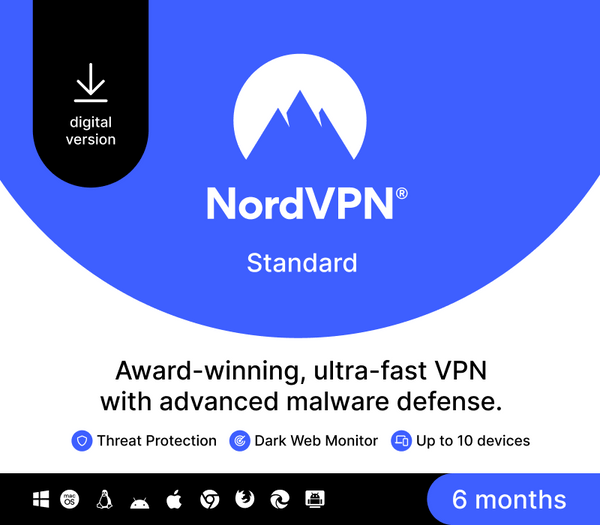 NordVPN Standard CA Key (6 Months / 10 Devices)
