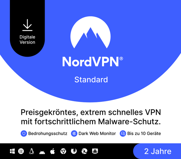 NordVPN Standard DE Key (2 Years / 10 Devices)