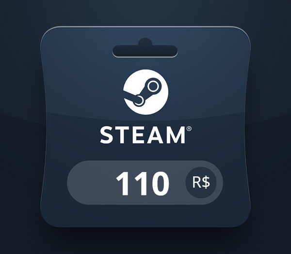 Steam Wallet BRL 110 Gift Card BR