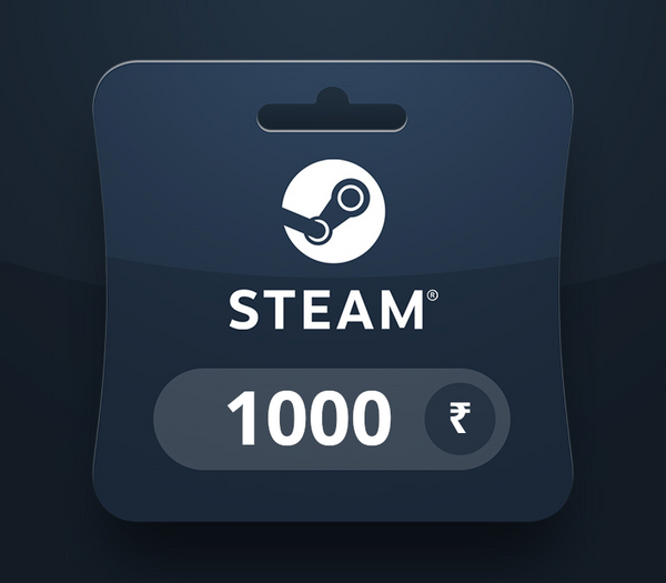 Steam Wallet INR 1000 Gift Card IN