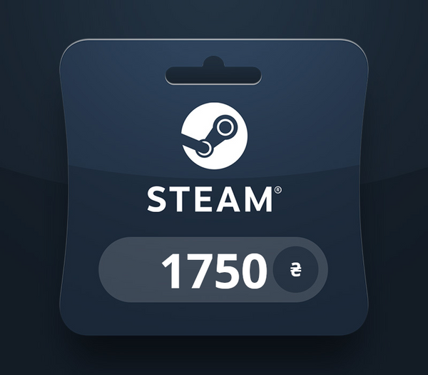 Steam Wallet UAH 1750 Gift Card UA