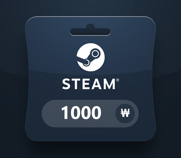 Steam Wallet KRW 1000 Gift Card KR