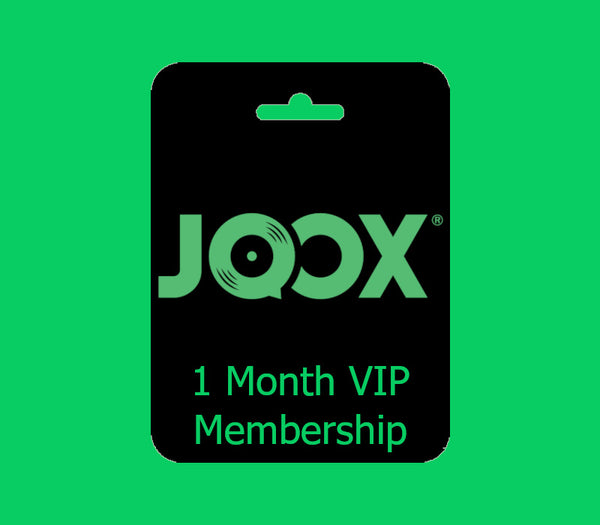 JOOX 1-Month VIP Membership Subscription Key TH