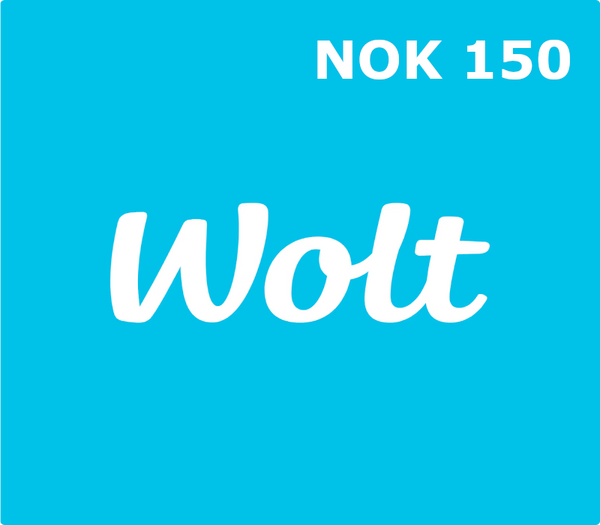 Wolt NOK 150 Gift Card NO
