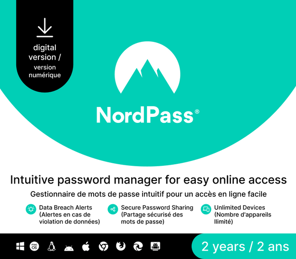 NordPass Premium CA Key (2 Years / Unlimited Devices)