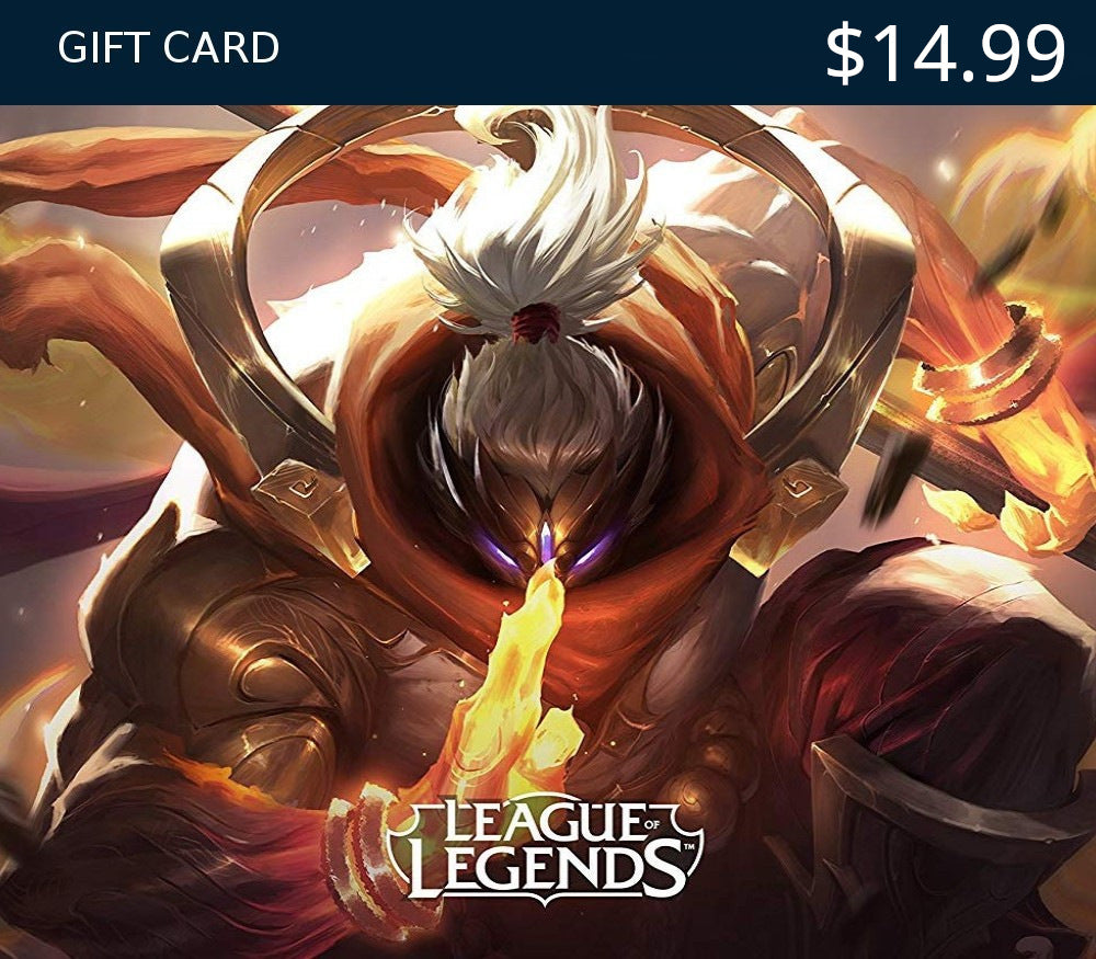 League of Legends USD 14.99 Prepaid RP Card