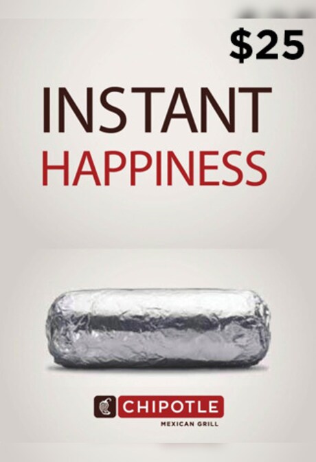 Chipotle Gift Card 25 USD - Chipotle Key - UNITED STATES