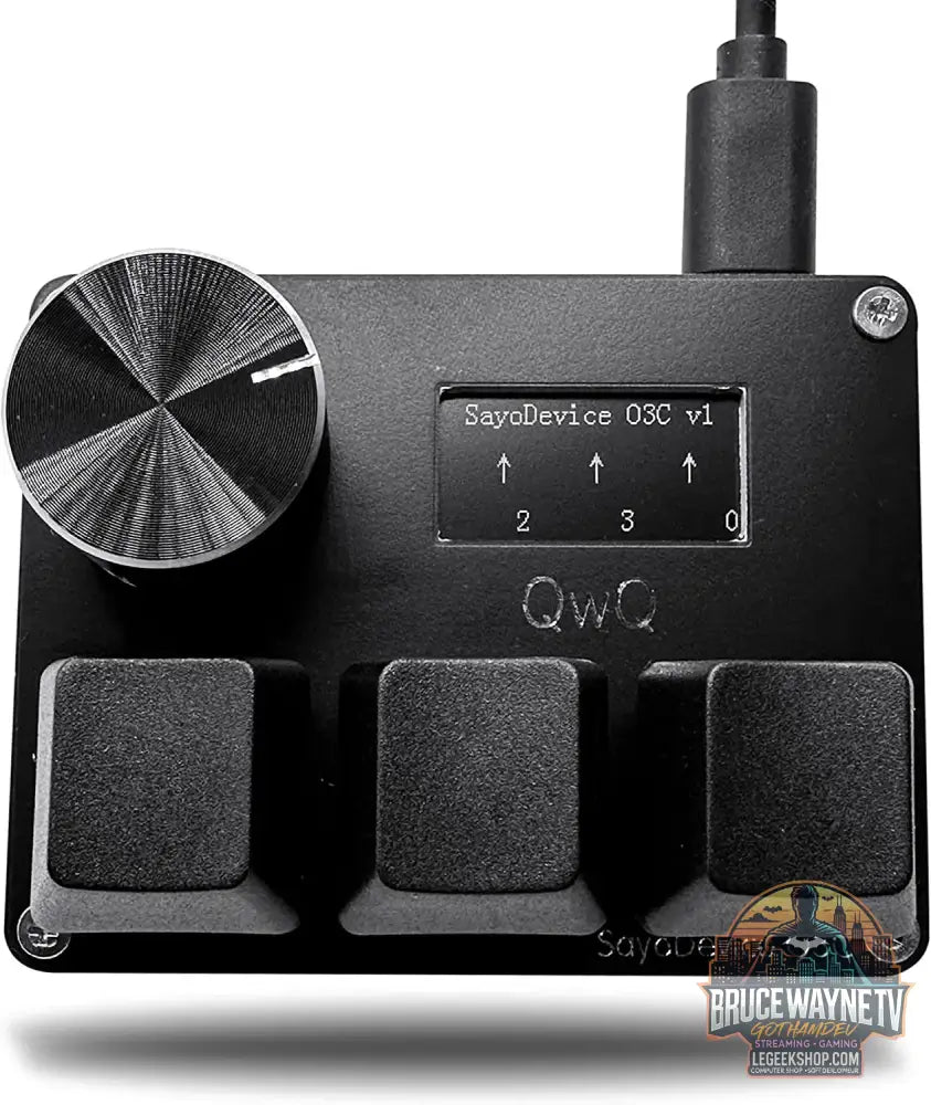 🎮 Mini Clavier Mécanique SayoDevice – Switchs Magnétiques Roses | Écran IPS & Ultra-Réactivité - Legeekshop