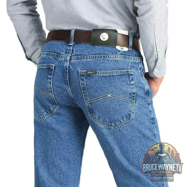 Jean Classique Homme, Pantalon en Denim Coupe Droite, Extensible, Style Business | Mlengnt | Wayne Outfitters - Legeekshop