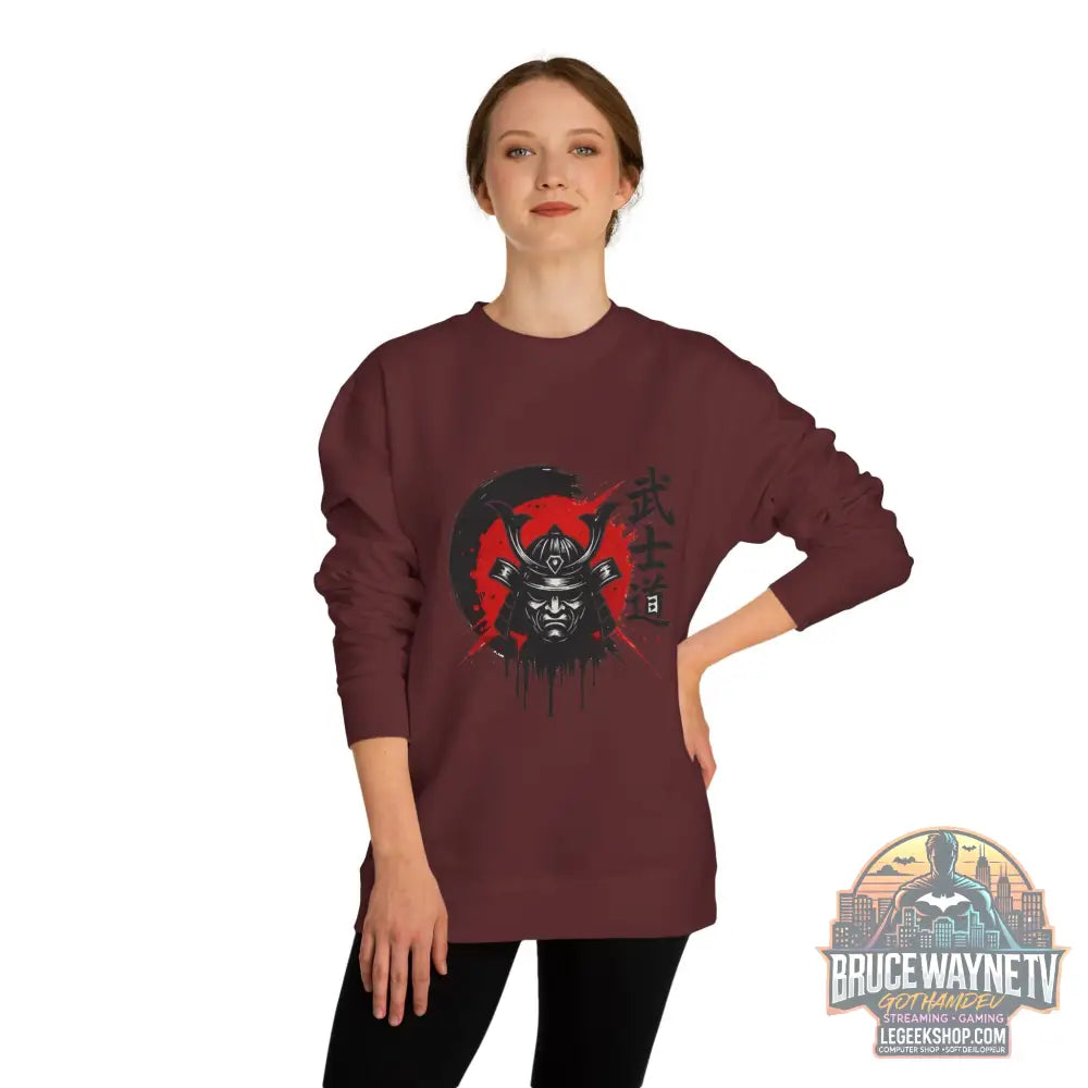 🎮 Samurai Warrior Sweatshirt Unisexe Col Rond 🎮 - Sweatshirt